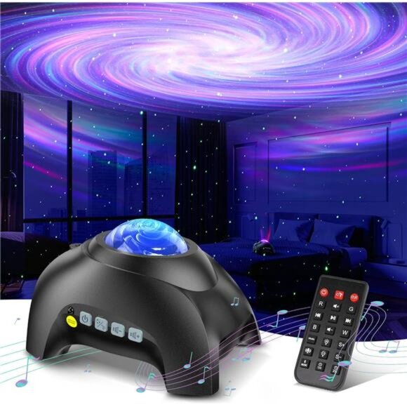 New Galaxy Light Aurora Projector with 33 Light Effects Night Lights LED